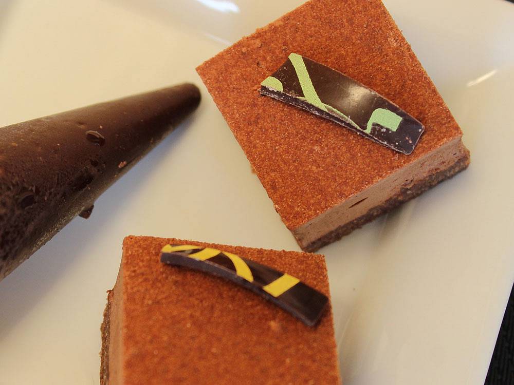 Mini tartelette au chocolat et au piment