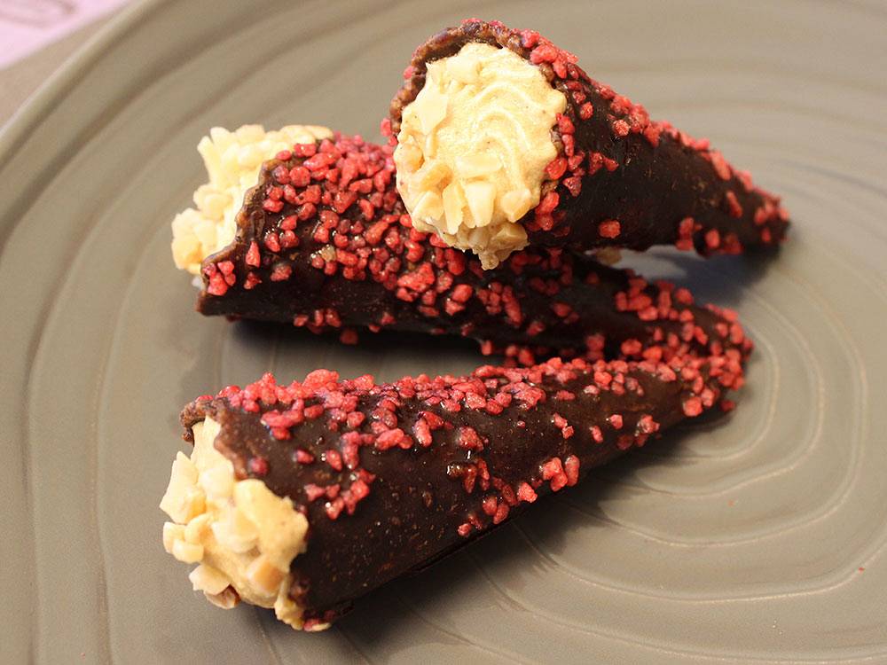 Cornet nougat et amande