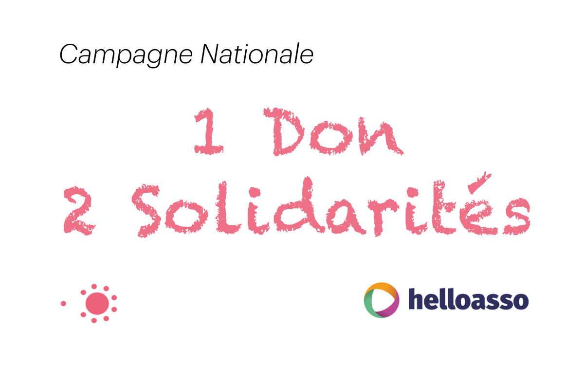 Campagne 1 don 2 solidarités